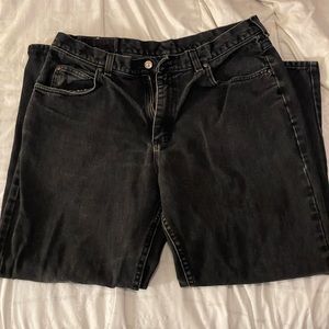 RIDERS Denim Black Faded Jeans // size 50